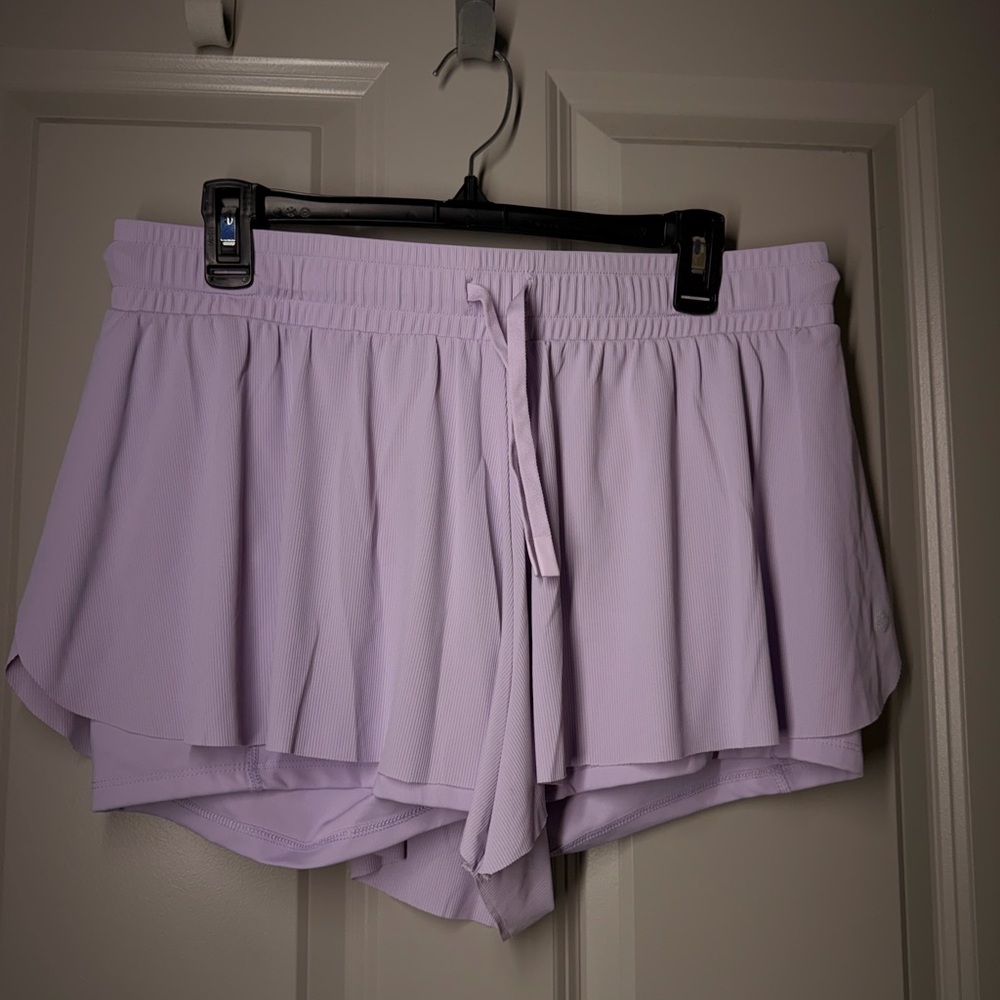 Athletic Layered Tennis Skort - Lilac